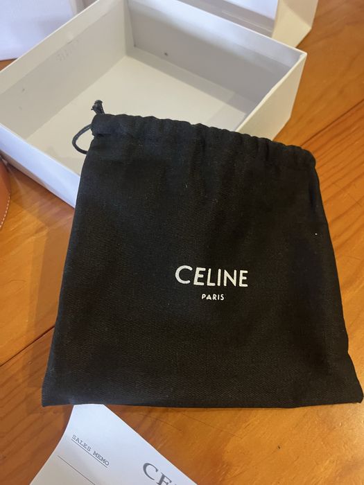 Cinto celine castanho e dourado