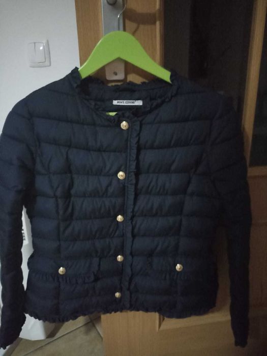 Blusão, tamanho S , azul escuro, estado novo