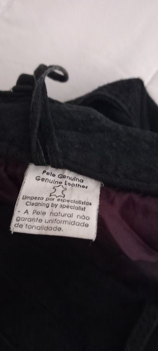 Calças de pele senhora