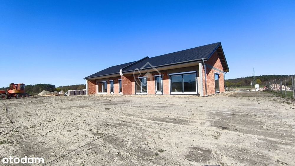 Dom parterowy |W trakcie budowy | Bliźniak 105 m2