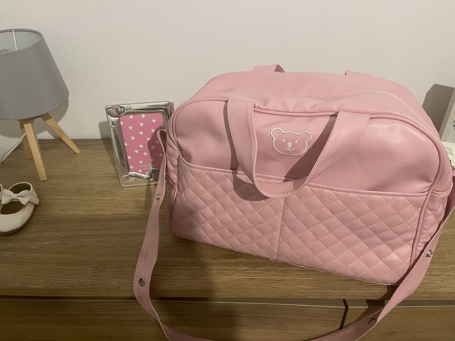 Bolsa de maternidade comprado no comtinente rosa