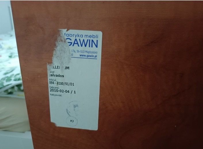 Biurko drewniane Gawin 100cm