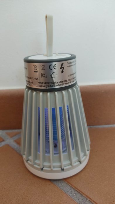 Lâmpada exterior contra mosquitos