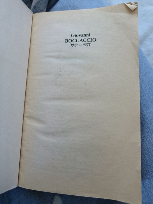 Боккаччо "Декамерон"