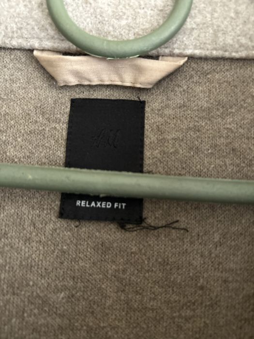 теплая куртка рубашка оверзайз сорочка H&M Xl