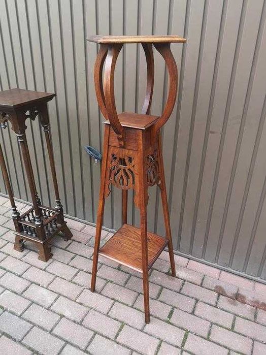 Kwietnik Dębowy Antyk Stary W Bardzo Dobrym Stanie Okazja.