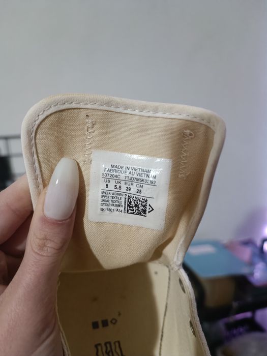 білі кеди converse