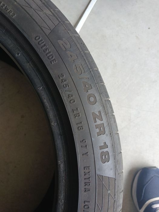 2 pneus 245 40 r18 continental