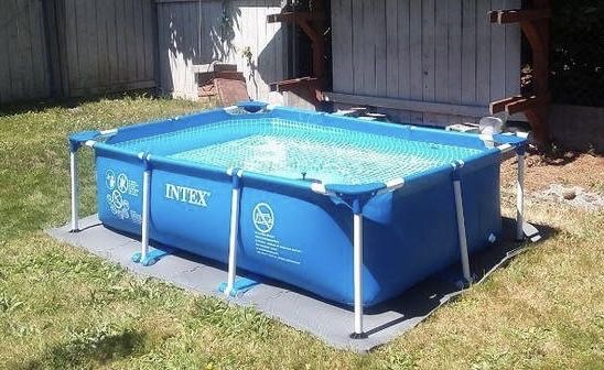 Прямокутний каркасний басейн Intex 260х160х65 см, 2282л,