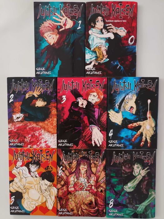 Jujutsu Kaisen 0–8 (brak 7) – zestaw manga