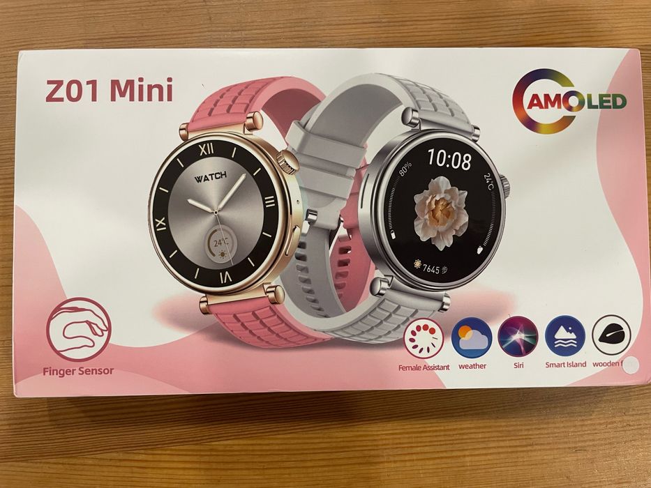 Smartwatch Z01 Mini — praticamente novo