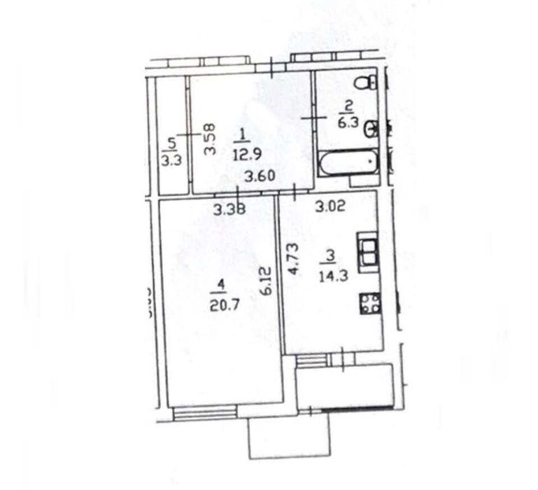 Продаж квартири Нивки Щербаківського 52 Поверх 12 61кв.м.
