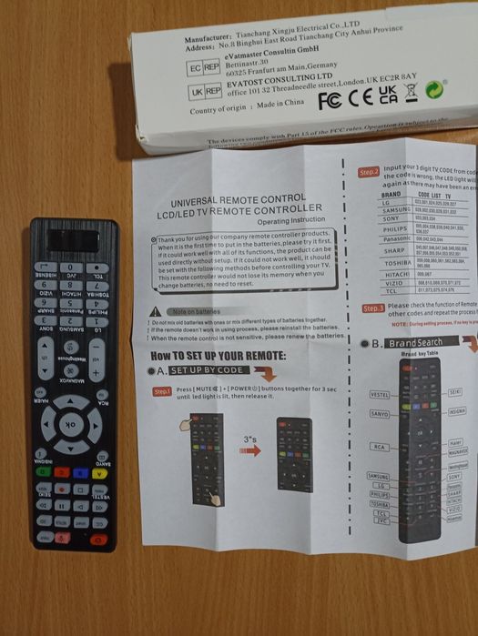 Illuminated Universal Remote Control64283921427331123
