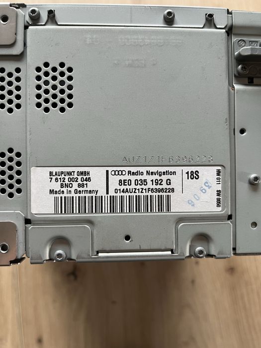 Audi Navigation RNS-E 9E0 035 192 G Blaupunkt A4 B6 B7