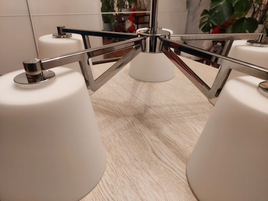 Lampa pięcioramienna / żyrandol