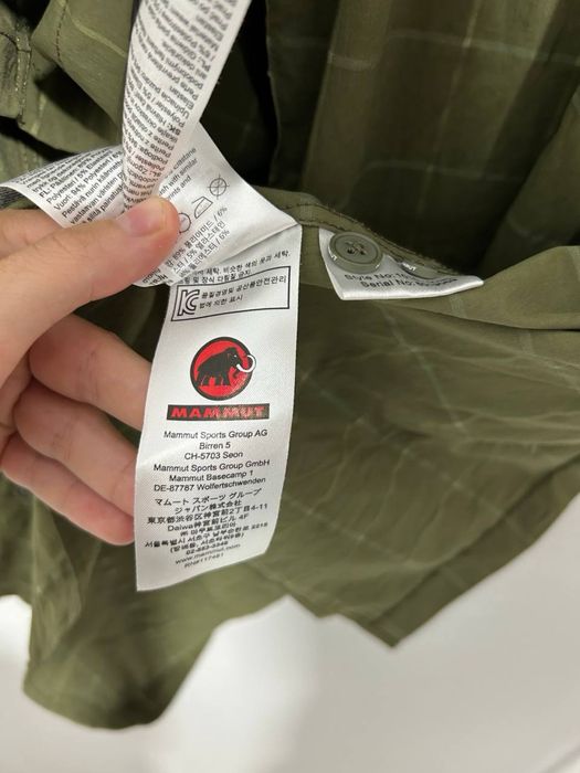 Сорочка Mammut оливкова