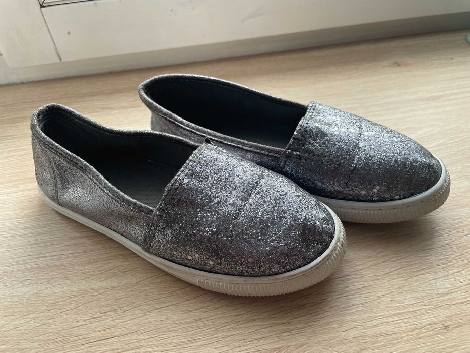 tenisówki brokatowe r.35