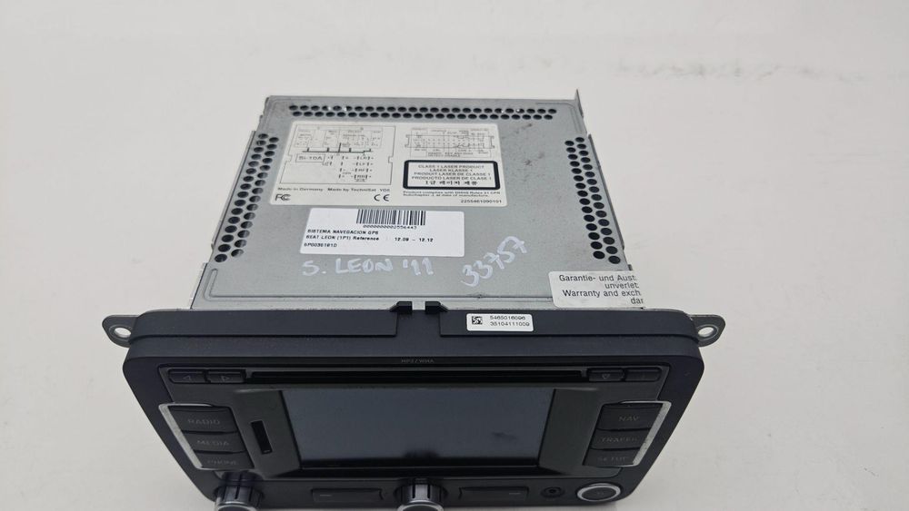 Sistema Navegação Gps Seat Leon