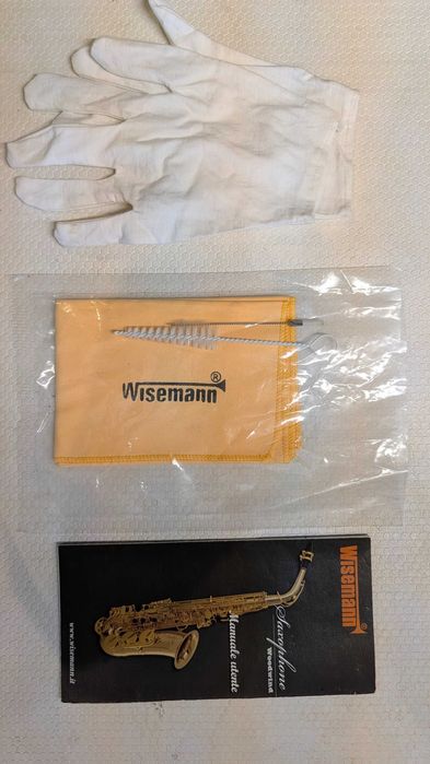 Saxofone Soprano Curvo Wisemann DSS-C300 c/ bocal Selmer Paris S80 e estojo