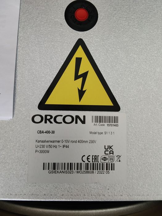 Dogrzewacz Orcon CBA- 400-30