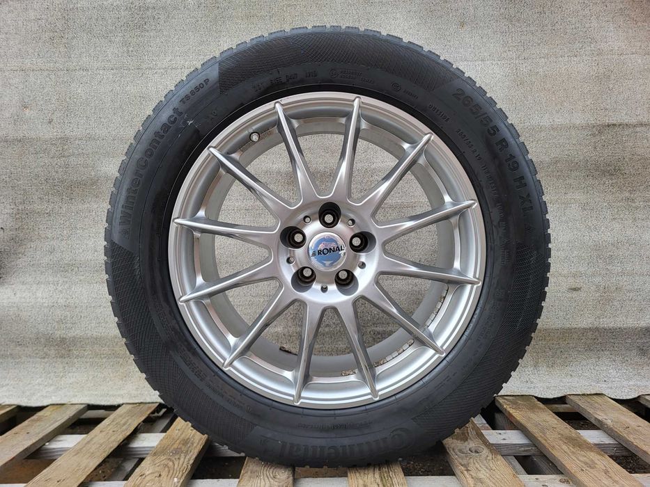 [K429] Koła zimowe 19 Cali 5x112 Continental 265/50/19 Audi Q7 Q8 8mm