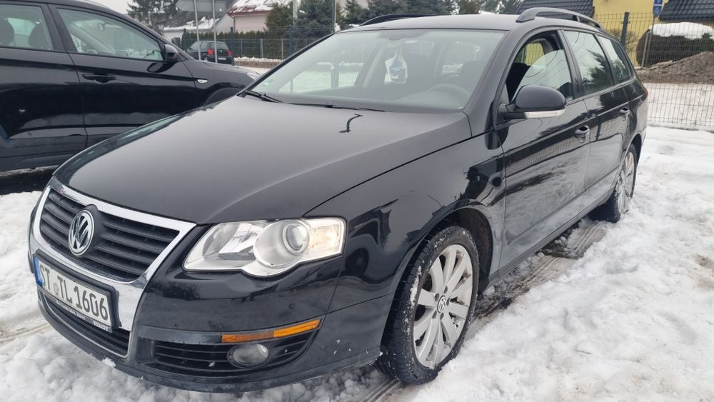 VW PASSAT Lift  2010rok 1.6 MPI 102 KM Czarny Zadbany z Niemiec