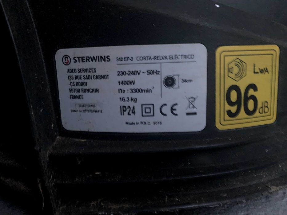 Cortador de Relva STERWINS 35L pouco usado