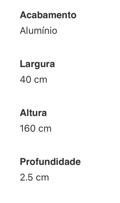 Espelho dourado novo