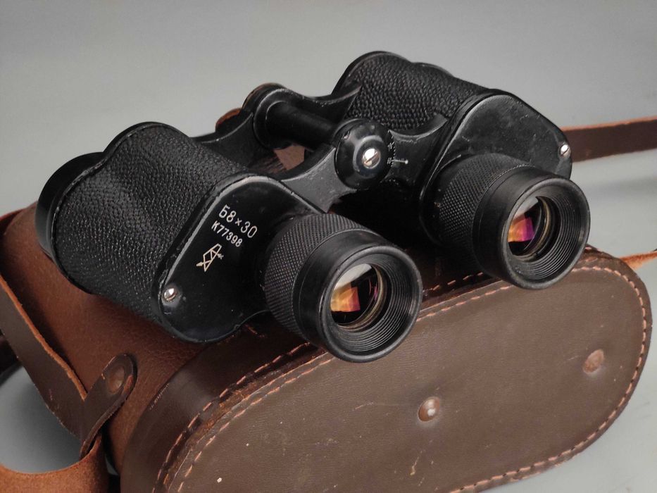 Бинокль Б 8х30 Армейский (КОМЗ) (Бюджет) (Сетка) СССР