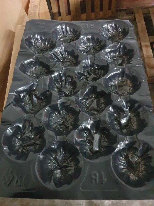 Tacka na jabłka, pomidory, owoce, wytłoczka pp czarna