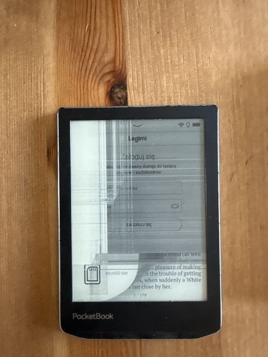 Uszkodzony ekran - CzytnikPocketbook Verse 6" 8GB WiFi Szary