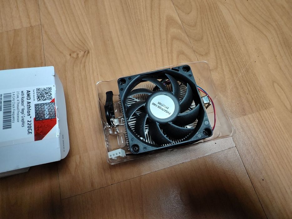 Procesor AMD athlon 220ge, am4, radeon Vega, radiator, wentylator