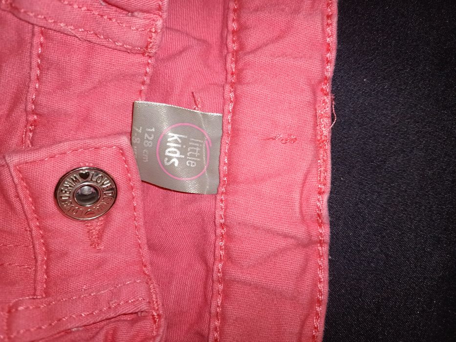 Spodnie dziewczęce r.128