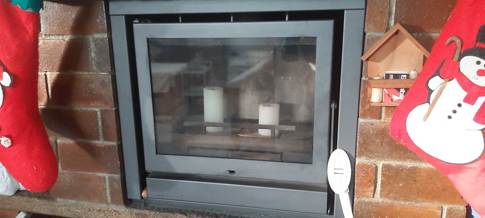 Recuperador de calor a lenha c/ventilador