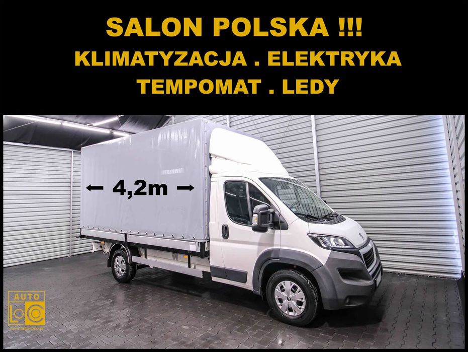 Peugeot BOXER PLANDEKA  PLANDEKA + 3,0 HDI 177 KM + Salon POLSKA + Klimatyzacja + Tempomat !!!
