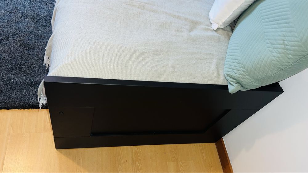 Cama brimnes 80x200 + colchao