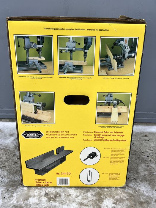 Свердлильна та фрезерна стійка Wabeco