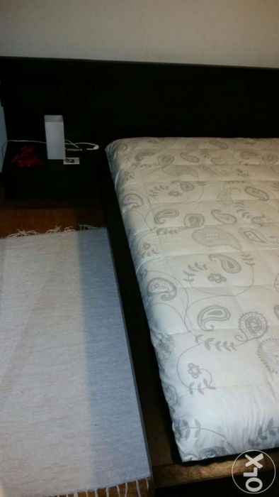 Quarto Completo (Cama +Cabeceiras+Colchão Látex+Comoda+MovelTV)