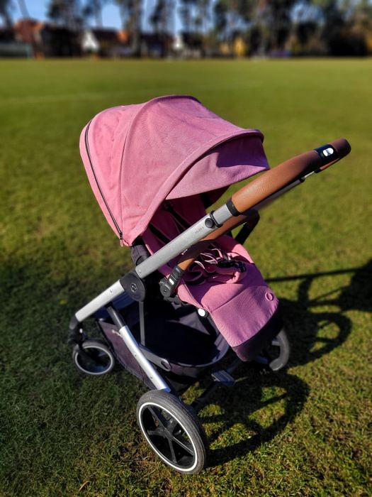 Wózek spacerówka Cybex Balios S Lux Silver Frame Magnolia