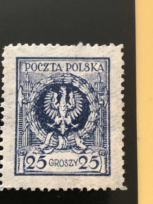 Znaczek Orzeł w Wieńcu 25gr