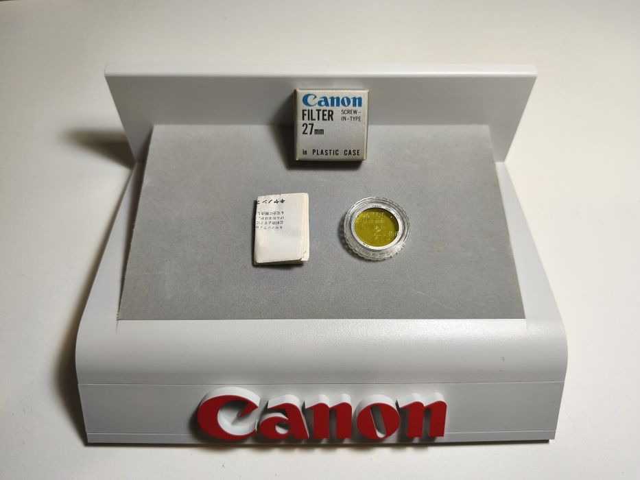 Filtro Canon Vintage 27mm Y3 2x