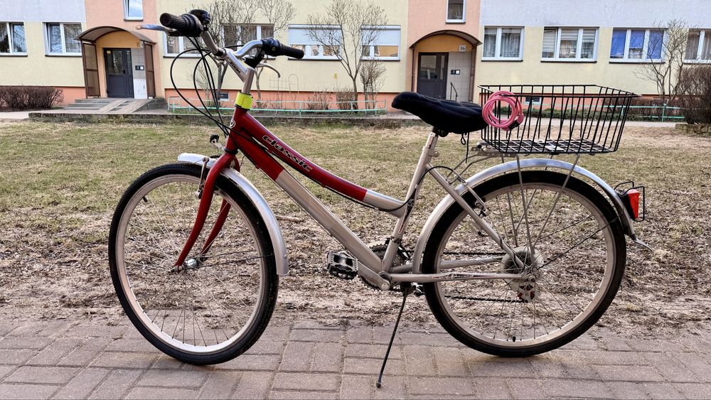 Rower miejski Arcus Classic 26” Shimano, koszyk