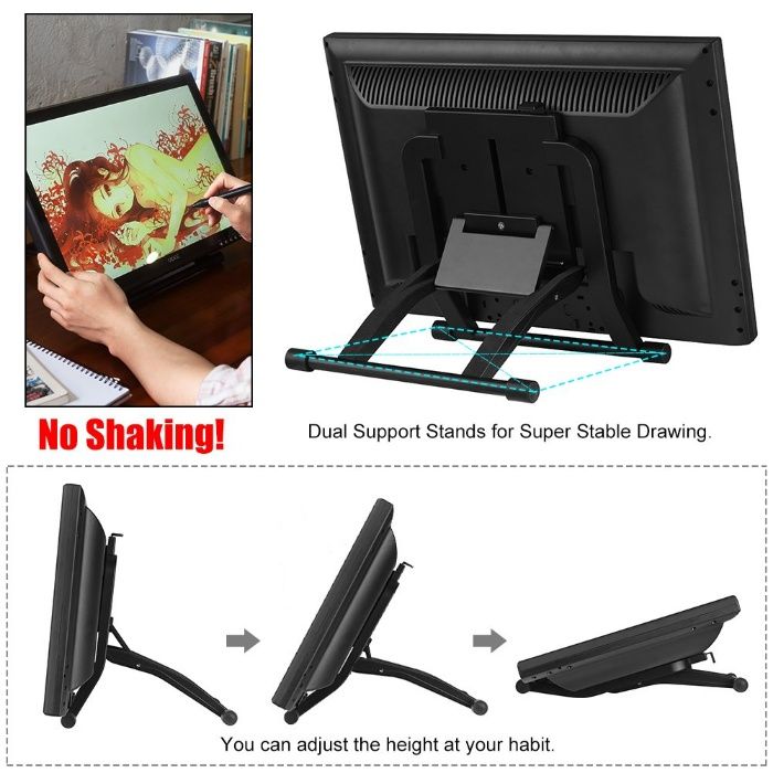 Ugee 19" Monitor Profissional de Desenho + Acessorios