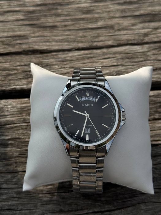 Годинник Casio MTP-1381D-1A Black-Silver