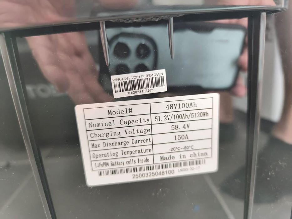 Новий акумулятор NIELFTOR LiFePO4  48V 100Ah  51.2V