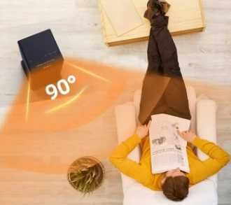 Termowentylator Grzejnik ceramiczny PTC 2000W oszczędny z oscylacją 90