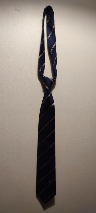 Krawat z logiem PZPC z czasów PRL