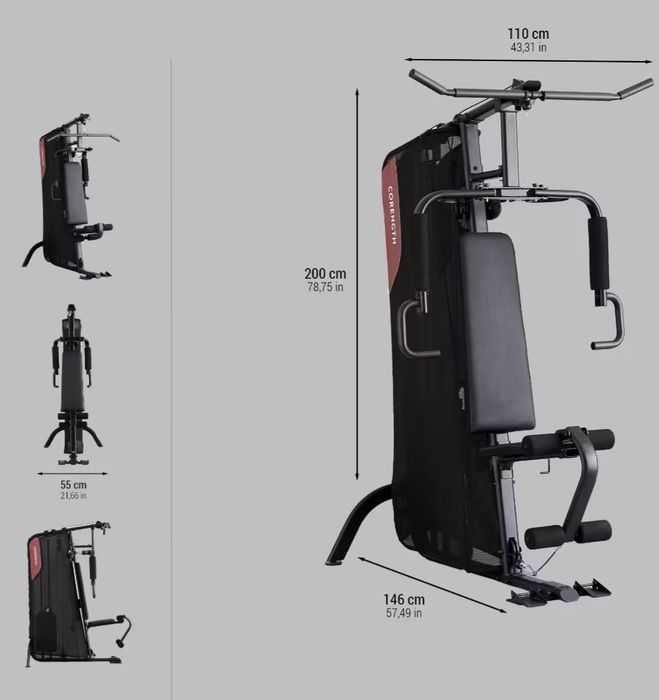 Home Gym 900 Corength/Decathlon – Estação de Musculação