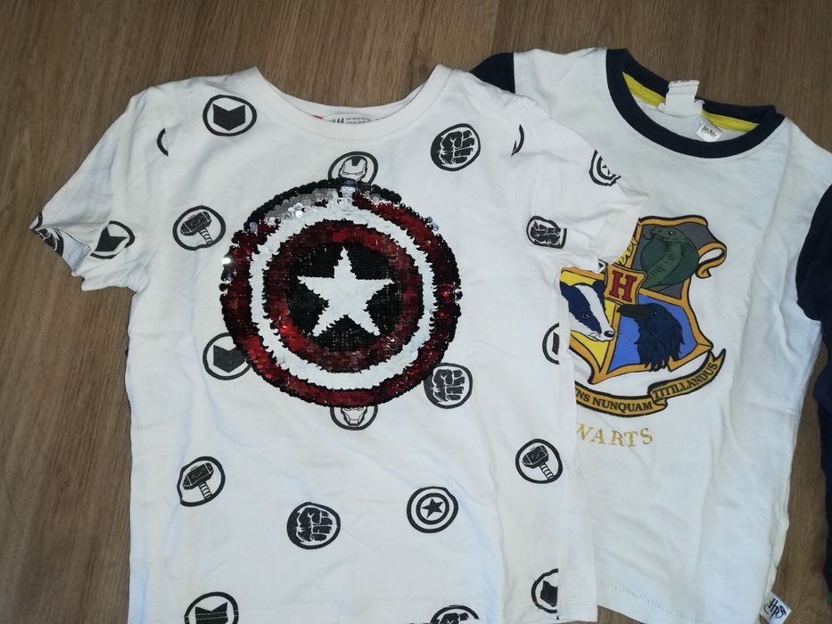 1 Long-sleeved Harry Potter 1 t-shirt marvel T-4/6