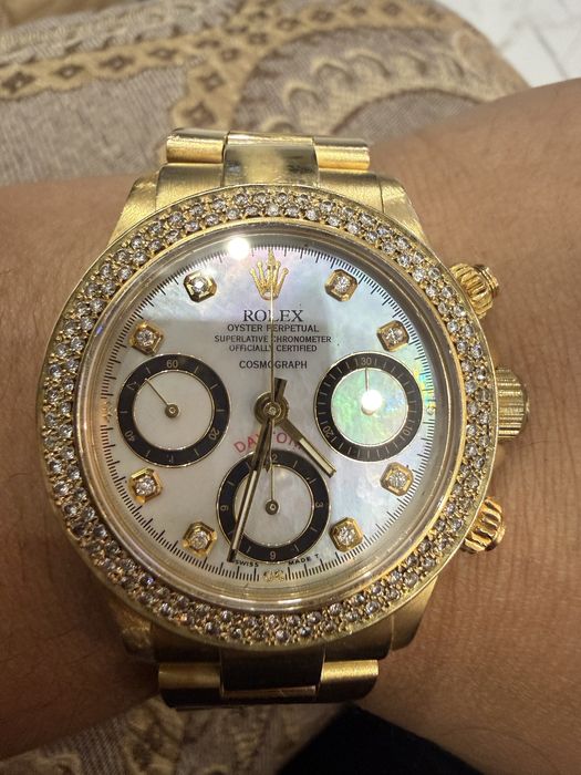 Золотые часы rolex 18k/750 пробы